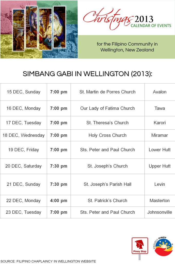 Simbang Gabi Wellington 2013