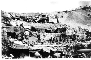 ANZAC Cove encampment 1915