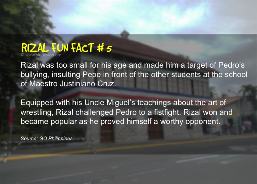 Rizal Fun Fact No 05 - Pinoy Stop
