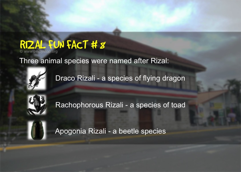 Rizal Fun Fact No 08 - Pinoy Stop