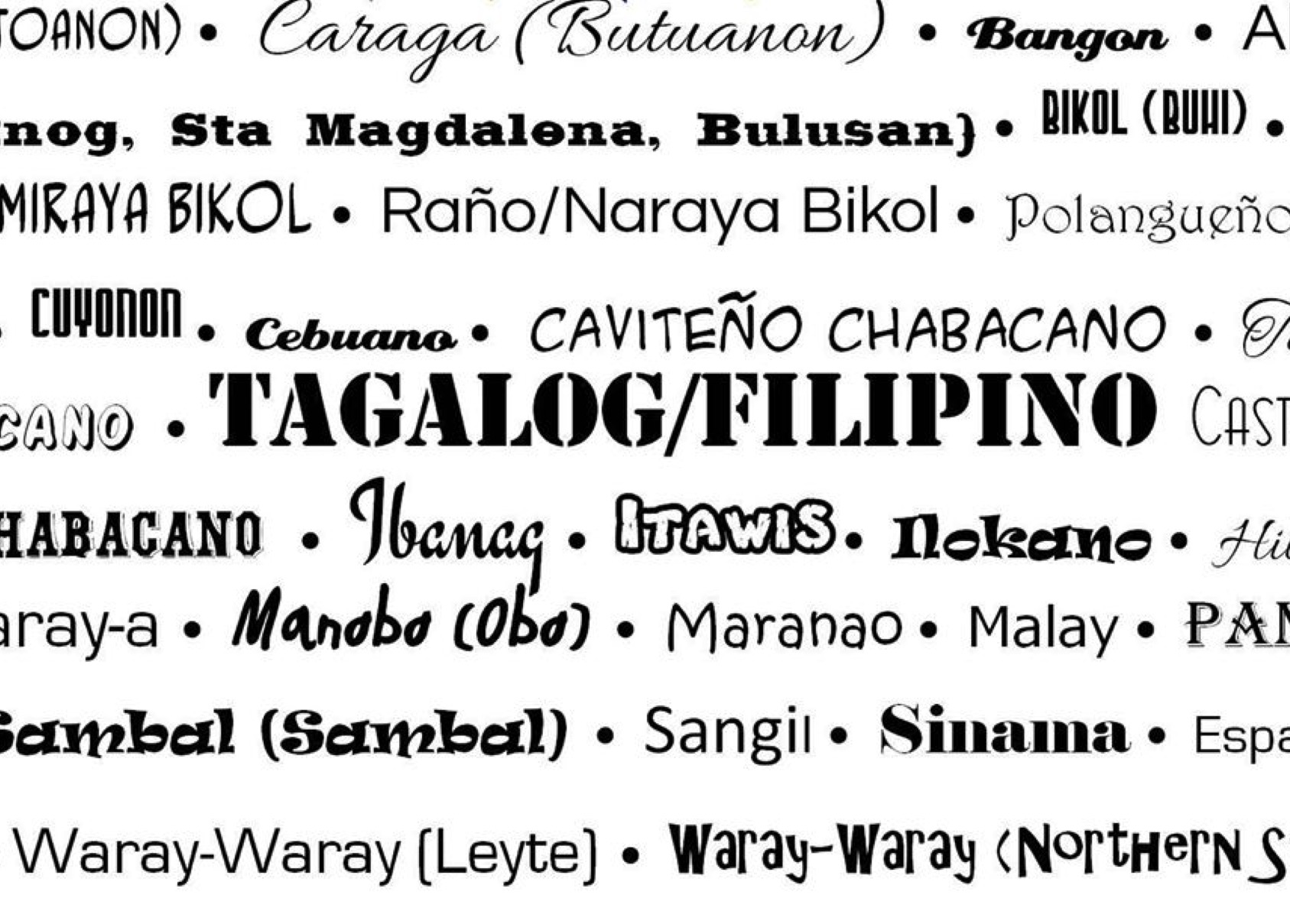 Philippines Native Languages Pinoy Stop